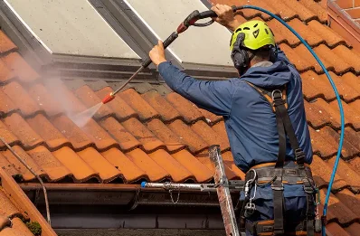 Démoussage et hydrofuge de toiture à Lanildut